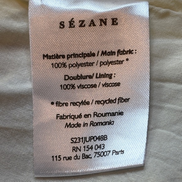 Sézane Dune Pleated Skirt in Alcazar Blue Floral Size 34/2 - Picture 6 of 14